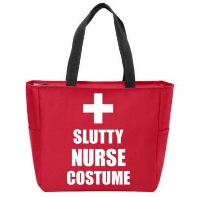 Slutty Nurse Costume Zip Tote Bag