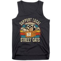 Support Local Vintage Box Raccoon Opossum Skunk Tank Top