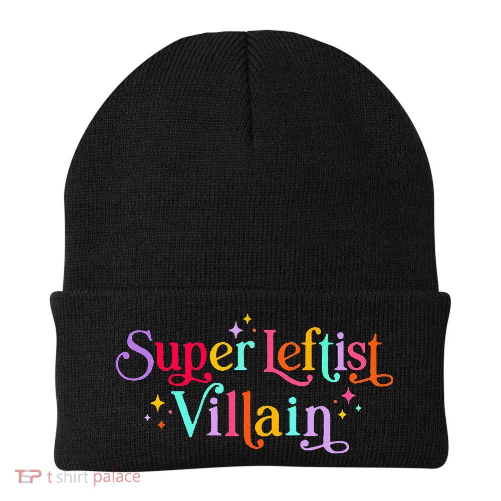 Super Leftist Villain Knit Cap Winter Beanie