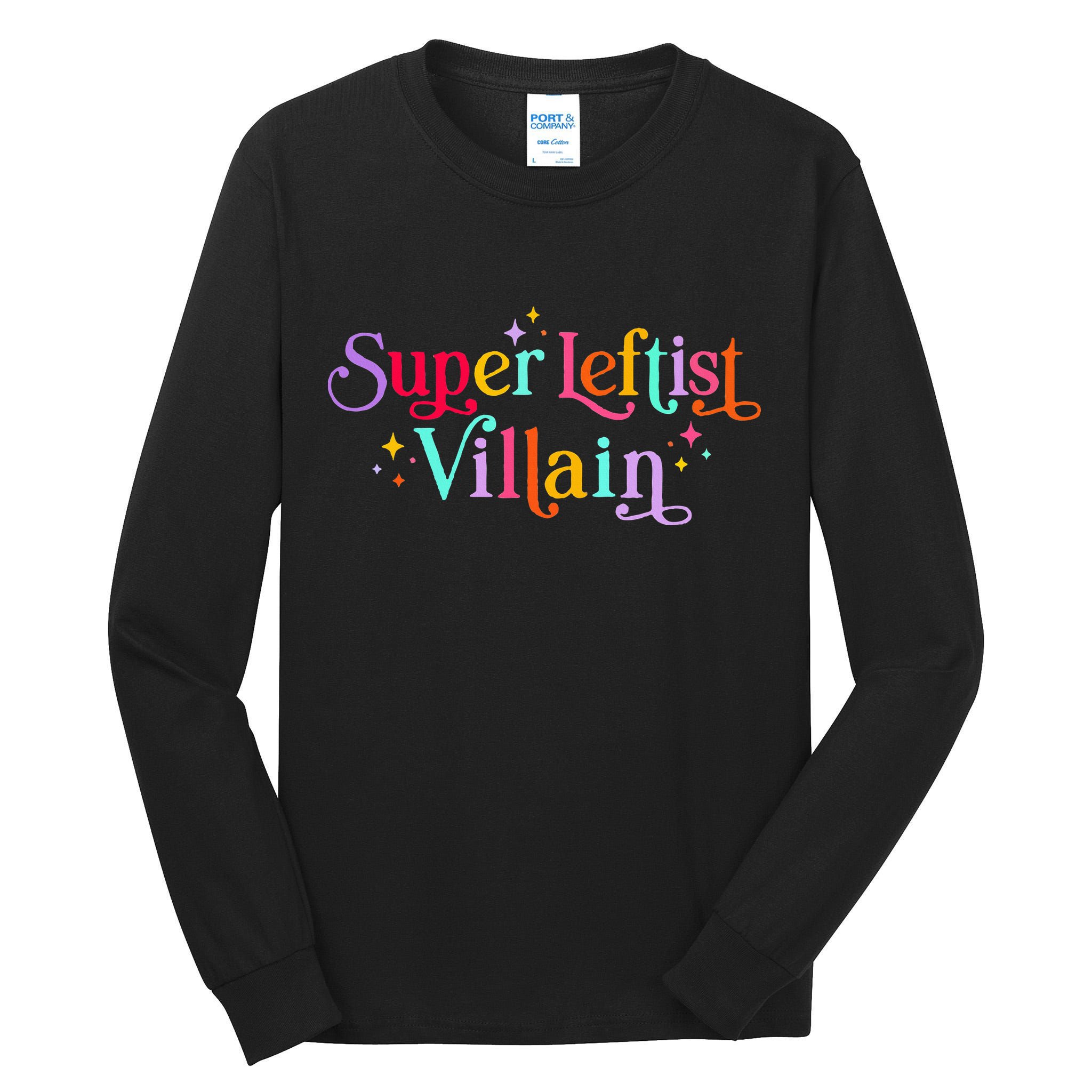 Super Leftist Villain Tall Long Sleeve T-Shirt