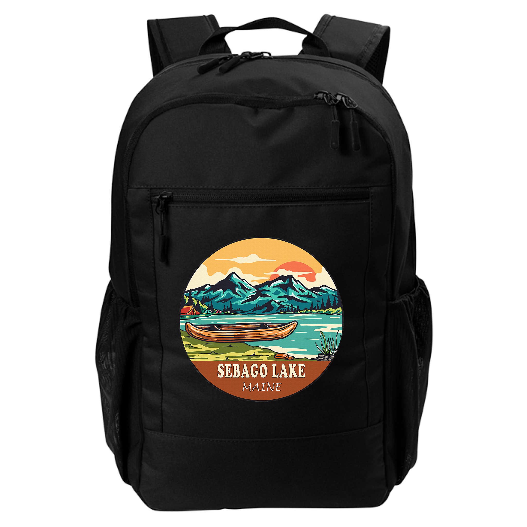 Sebago Lake Vintage Vacation Maine Backpack