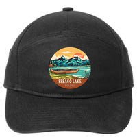 Sebago Lake Vintage Vacation Maine 7-Panel Snapback Hat