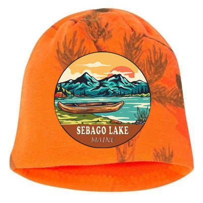 Sebago Lake Vintage Vacation Maine Kati - Camo Knit Beanie