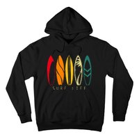 Surf Life Vintage Surfing Retro Surfboard Surfer Hoodie