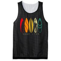 Surf Life Vintage Surfing Retro Surfboard Surfer Mesh Reversible Basketball Jersey Tank