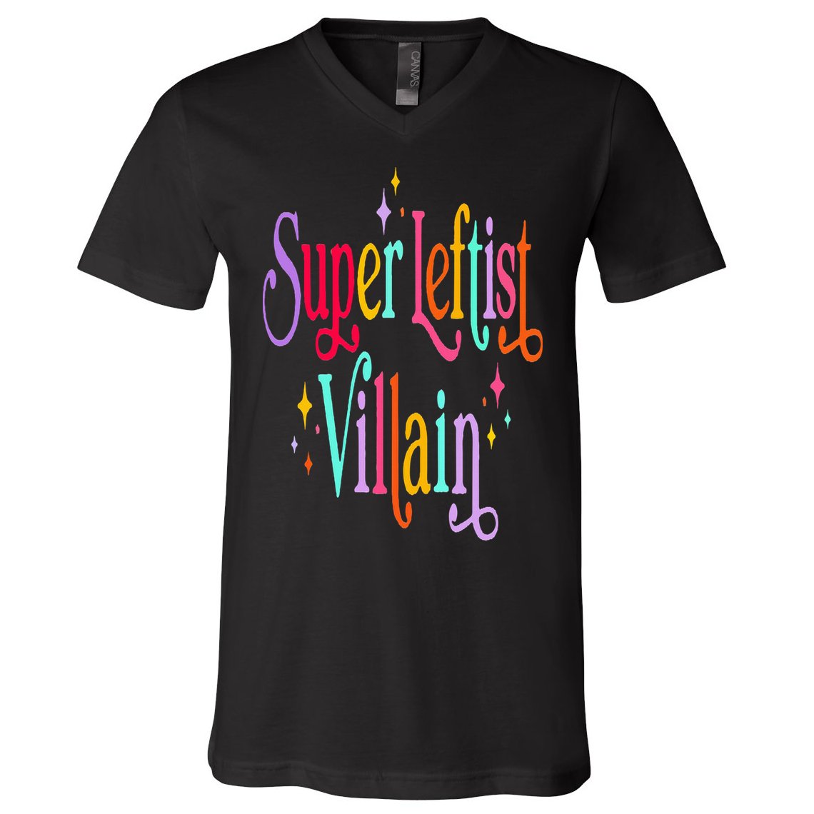Super Leftist Villain V-Neck T-Shirt