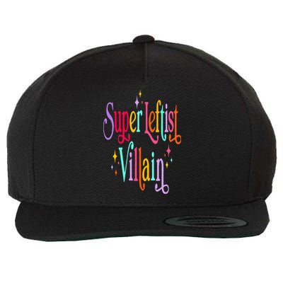 Super Leftist Villain Wool Snapback Cap