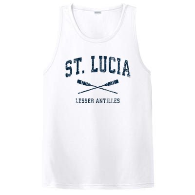 St. Lucia Vintage Nautical Paddles Sports Oars PosiCharge Competitor Tank