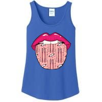 Skier Lips Winter Sports Gift Ski Skiing Cool Gift Ladies Essential Tank