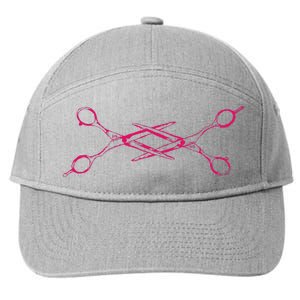 Subtle Lesbian Wlw Pride Month Lgbt 7-Panel Snapback Hat