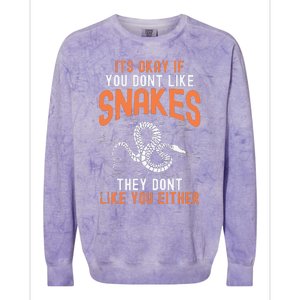 Snake Lovers Women Men Men Boy Girl Herpetology Colorblast Crewneck Sweatshirt