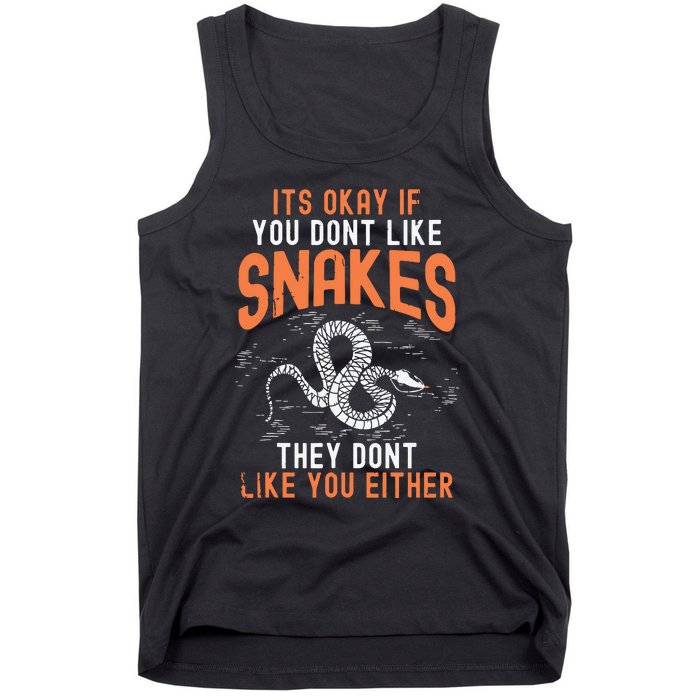 Snake Lovers Women Men Men Boy Girl Herpetology Tank Top