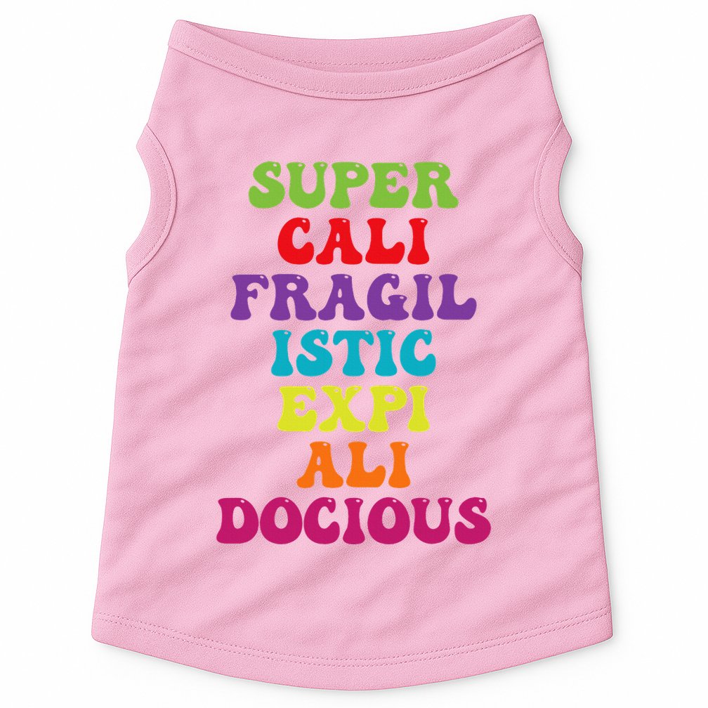 Supercalifragilisticexpialidocious Longest Word Doggie Tank