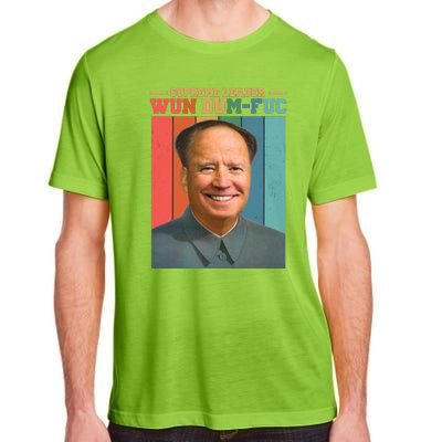 Supreme Leader Wun Dum Fuc Funny Anti Joe Biden Adult ChromaSoft Performance T-Shirt