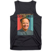 Supreme Leader Wun Dum Fuc Funny Anti Joe Biden Tank Top