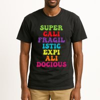 Supercalifragilisticexpialidocious Longest Word Groovy Tall T-Shirt