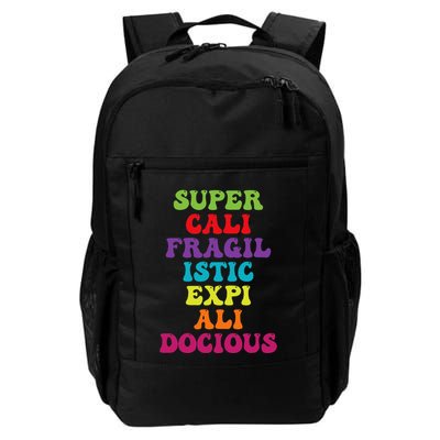 Supercalifragilisticexpialidocious Longest Word Groovy Backpack