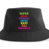 Supercalifragilisticexpialidocious Longest Word Groovy Sustainable Bucket Hat