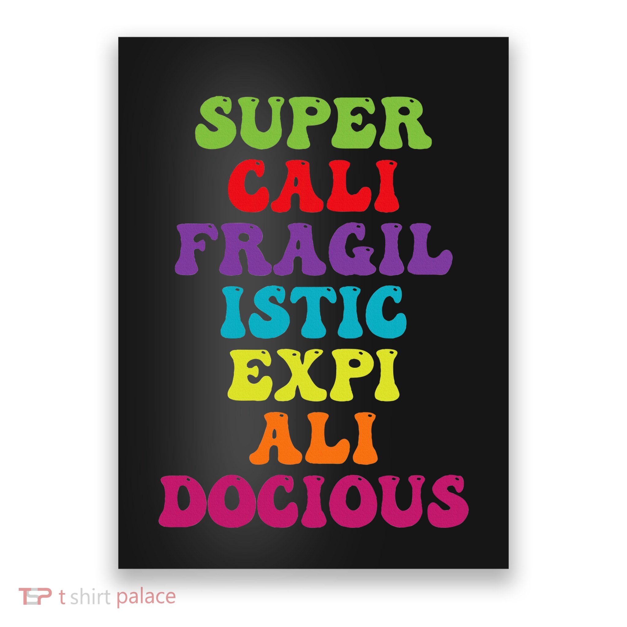 Supercalifragilisticexpialidocious Longest Word Groovy Poster