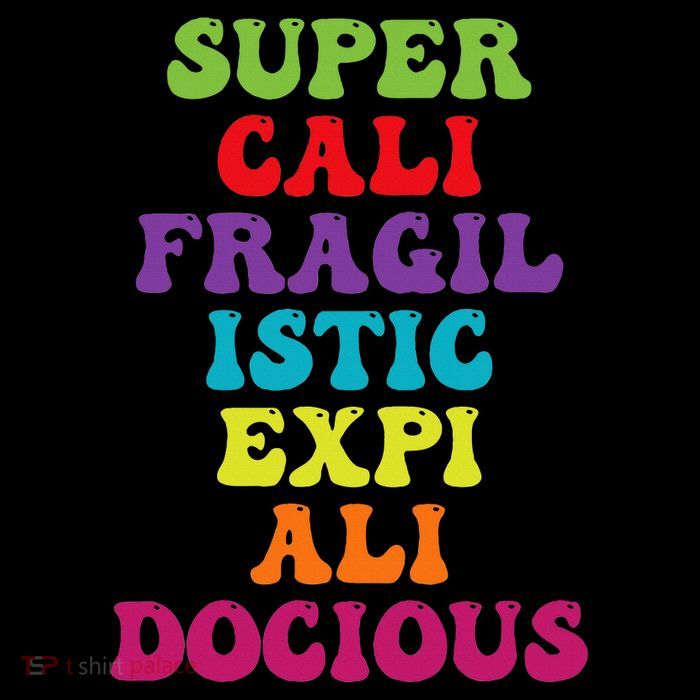 Supercalifragilisticexpialidocious Longest Word Groovy Premium T-Shirt