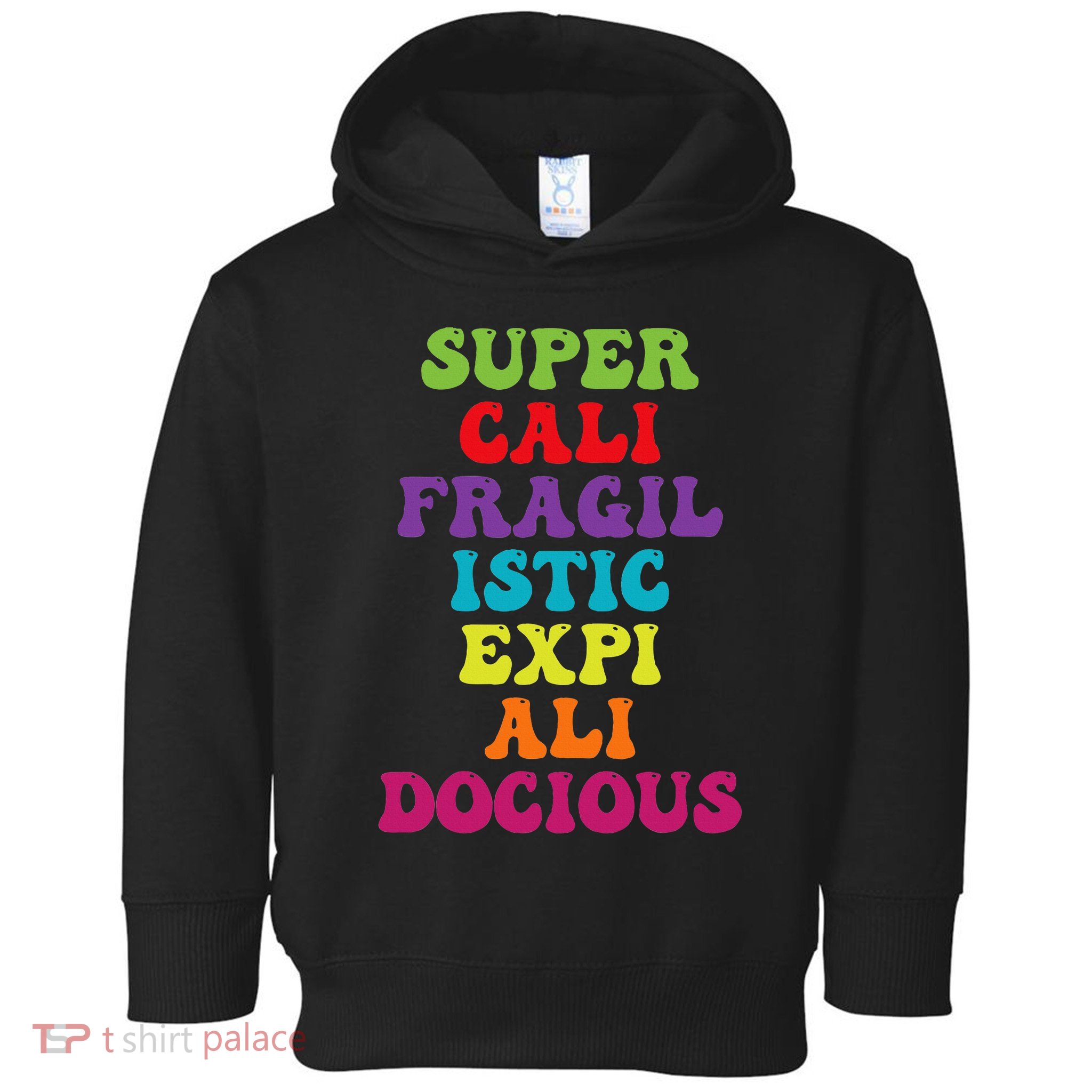 Supercalifragilisticexpialidocious Longest Word Groovy Toddler Hoodie