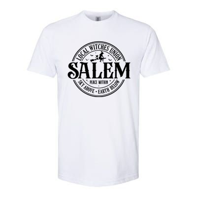 Salem Local Witches Union Sky Above Earth Below Halloween Gift Softstyle CVC T-Shirt