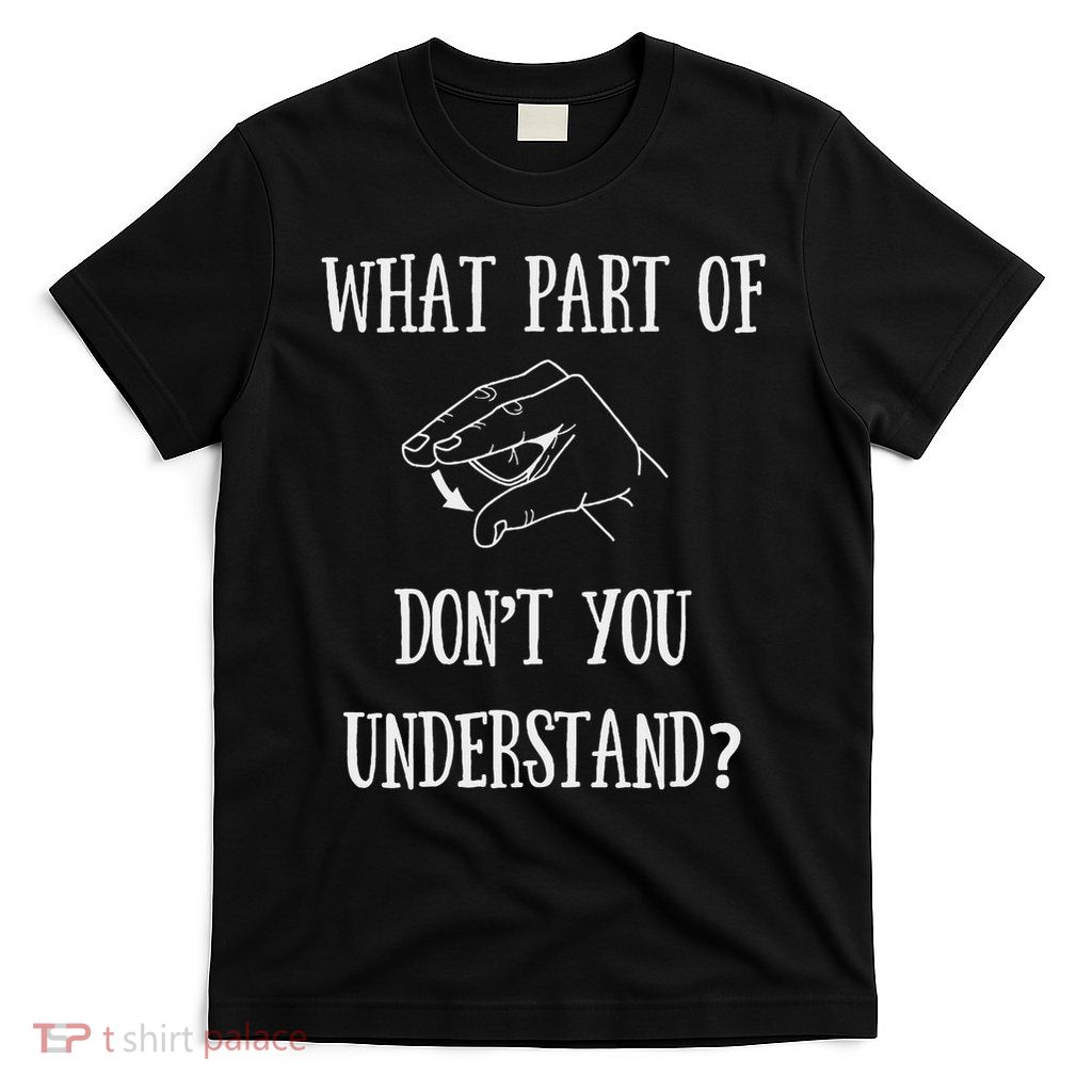Sign Language What Part Of No T-Shirt