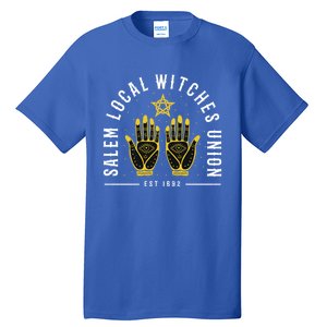 Salem Local Witch Union 1692 Cute Retro S Halloween Great Gift Tall T-Shirt