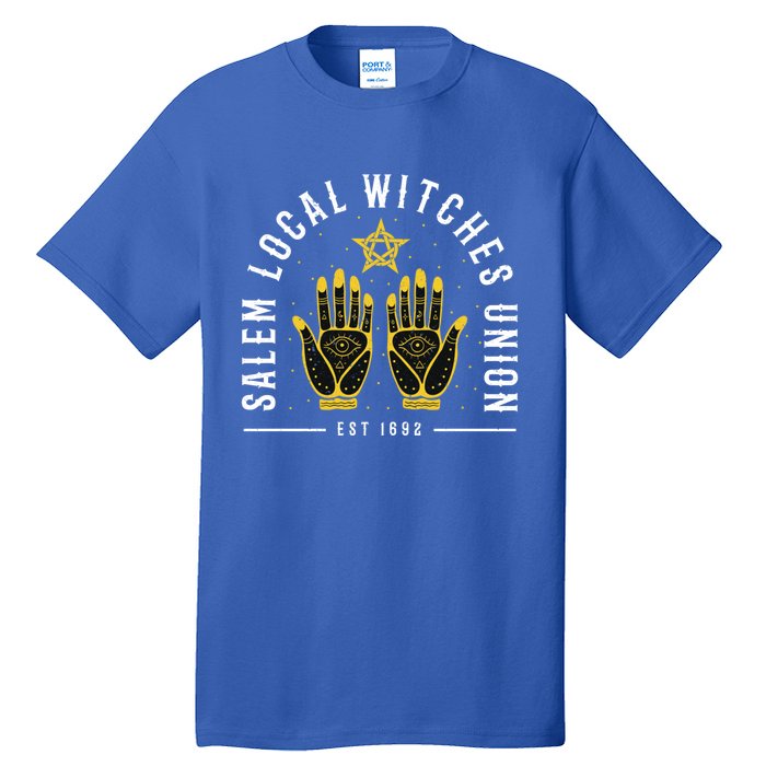 Salem Local Witch Union 1692 Cute Retro S Halloween Great Gift Tall T-Shirt