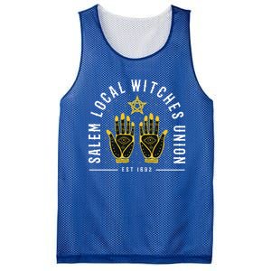 Salem Local Witch Union 1692 Cute Retro S Halloween Great Gift Mesh Reversible Basketball Jersey Tank