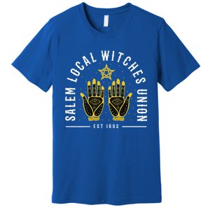 Salem Local Witch Union 1692 Cute Retro S Halloween Great Gift Premium T-Shirt