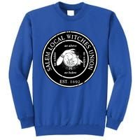 Salem Local Witches Union Est 1692 Crystal Ball Halloween Gift Tall Sweatshirt