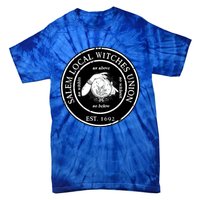 Salem Local Witches Union Est 1692 Crystal Ball Halloween Gift Tie-Dye T-Shirt