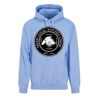 Salem Local Witches Union Est 1692 Crystal Ball Halloween Gift Unisex Surf Hoodie