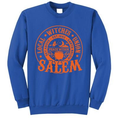 Salem Local Witches Union Sky Above Earth Est 1692 Halloween Gift Sweatshirt