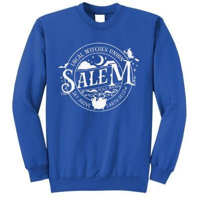 Salem Local Witches Union Sky Above Earth Below Halloween Sweatshirt