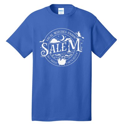 Salem Local Witches Union Sky Above Earth Below Halloween Tall T-Shirt