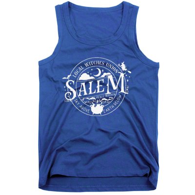 Salem Local Witches Union Sky Above Earth Below Halloween Tank Top