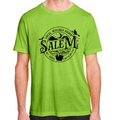 Salem Local Witches Union Sky Above Earth Below Halloween Gift Adult ChromaSoft Performance T-Shirt