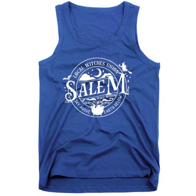 Salem Local Witches Union Sky Above Earth Below Halloween Gift Tank Top