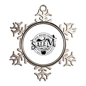 Salem Local Witches Union Sky Above Earth Below Halloween Gift Metallic Star Ornament