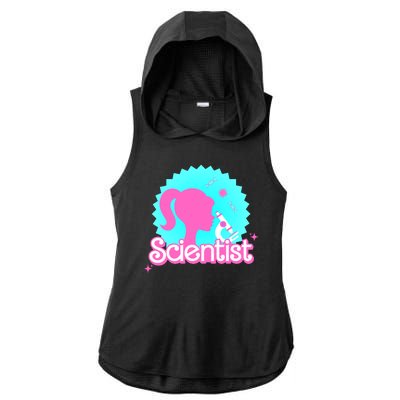 Scientist Lab Week Girl Tech Ladies PosiCharge Tri-Blend Wicking Draft Hoodie Tank