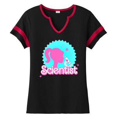 Scientist Lab Week Girl Tech Ladies Halftime Notch Neck Tee