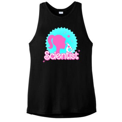 Scientist Lab Week Girl Tech Ladies PosiCharge Tri-Blend Wicking Tank