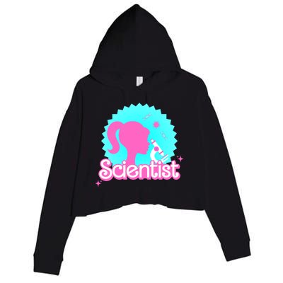 Scientist Lab Week Girl Tech Crop Fleece Hoodie