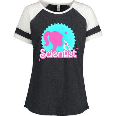 Scientist Lab Week Girl Tech Enza Ladies Jersey Colorblock Tee