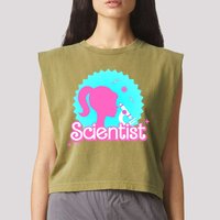 Scientist Lab Week Girl Tech Garment-Dyed Women's Muscle Tee