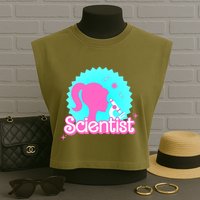 Scientist Lab Week Girl Tech Garment-Dyed Women's Muscle Tee