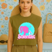 Scientist Lab Week Girl Tech Garment-Dyed Women's Muscle Tee