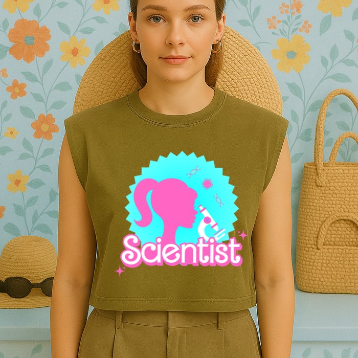 Scientist Lab Week Girl Tech Garment-Dyed Women's Muscle Tee